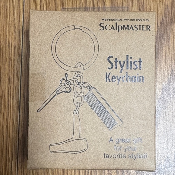 Stylist Keychain - Silver - Picture 1 of 2